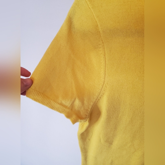 Talbots Yellow Women's Turtleneck Sweater - Picture 4 of 9